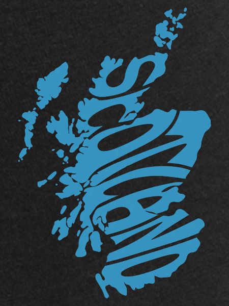 Scotland Map Graphic