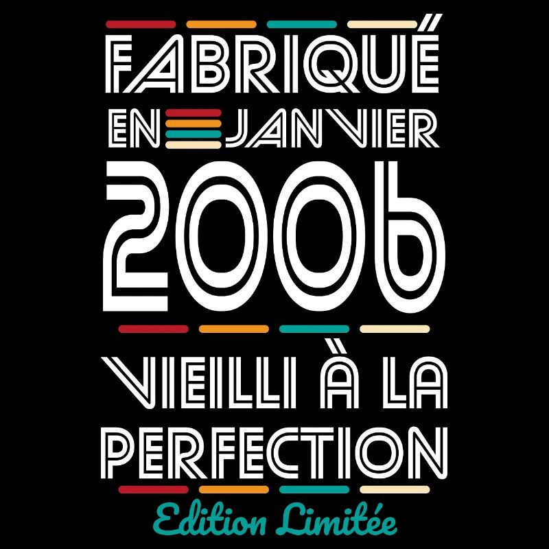Anniversaire 20 ans - Fabriqué en Janvier 2006