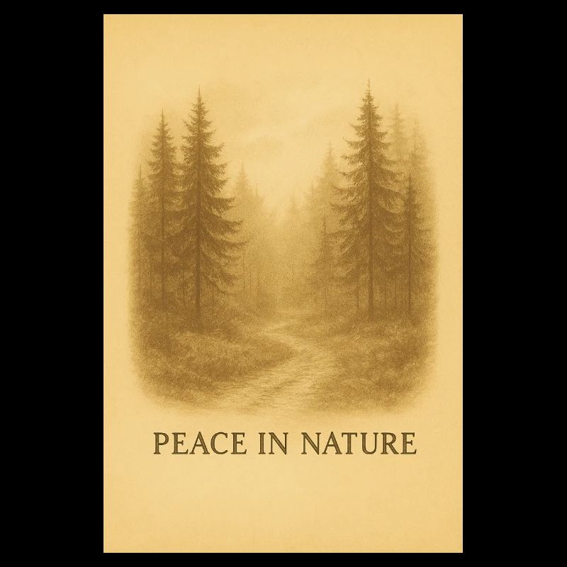 Calmness in the Forest Path