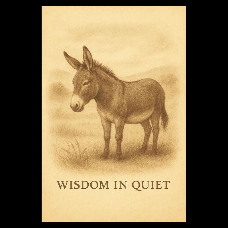 Donkey wisdom at rest