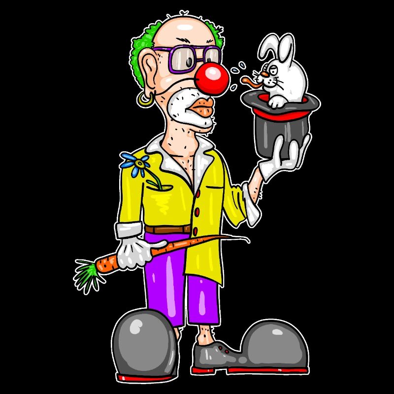 Clown & Rabbit – Funny Magic Cartoon