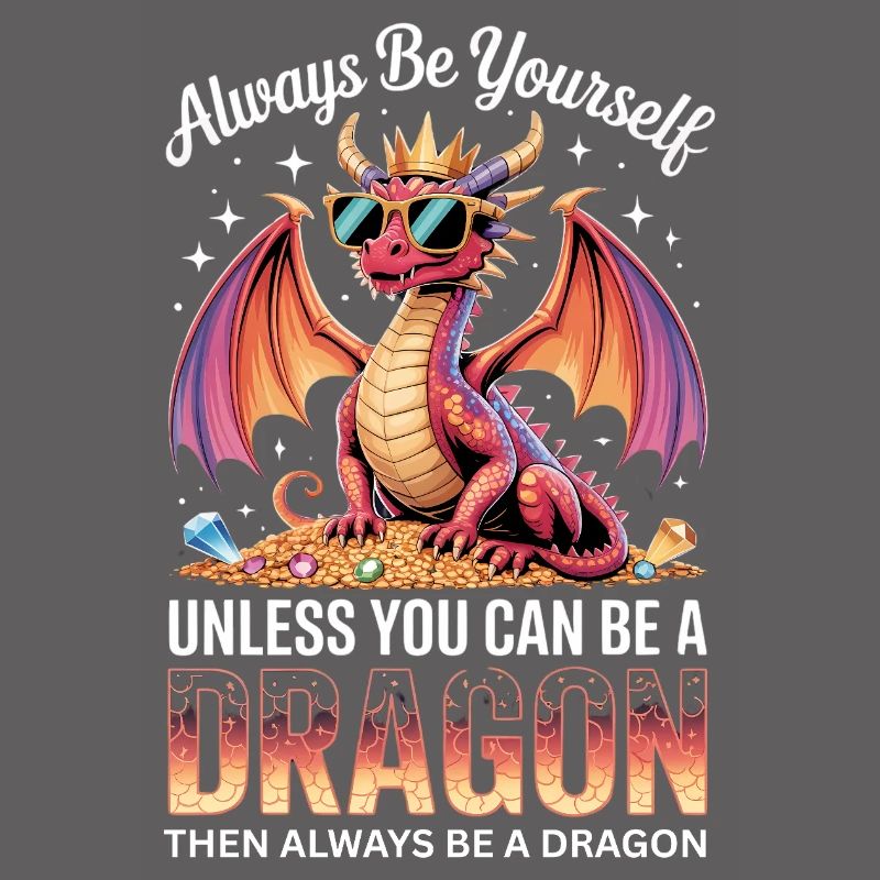 Sei immer du selbst, es sei denn, du kannst ein Drache sein