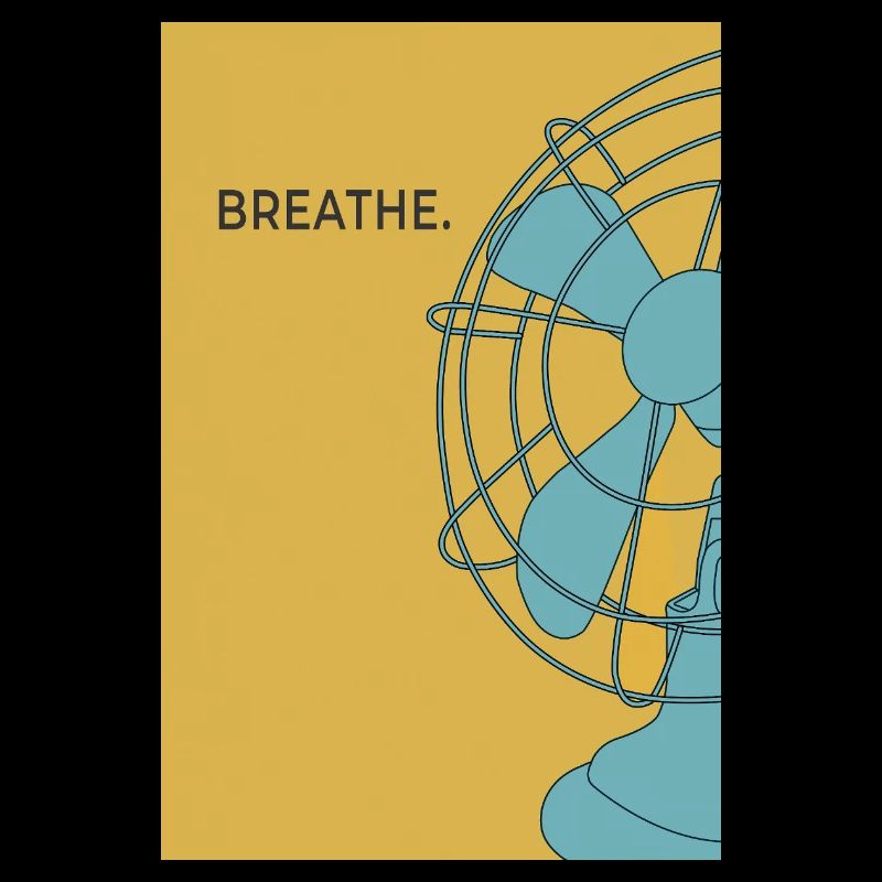 Modern Summer Poster – Rest & Cooling