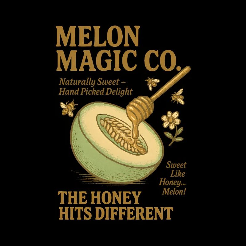 Honey Melon Bees Summer