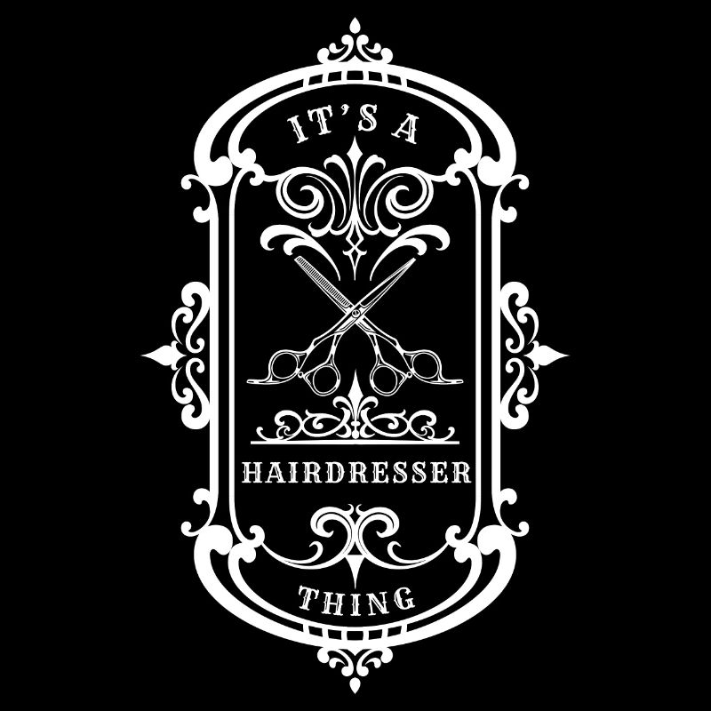 Friseur-Zitat Ein Friseur-Ding