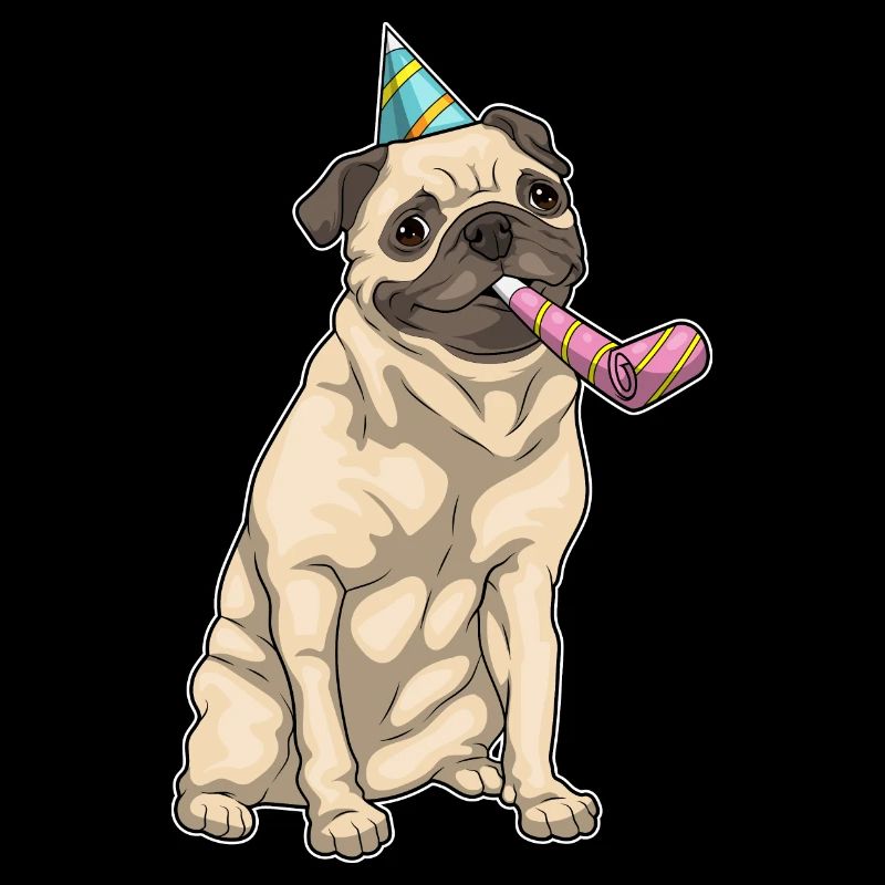 Pug Birthday Toad