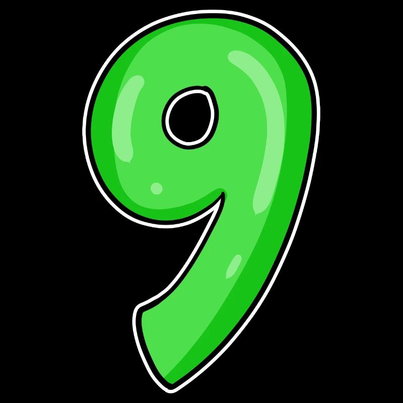 Numéro 9 - Neuf - 9 Motif