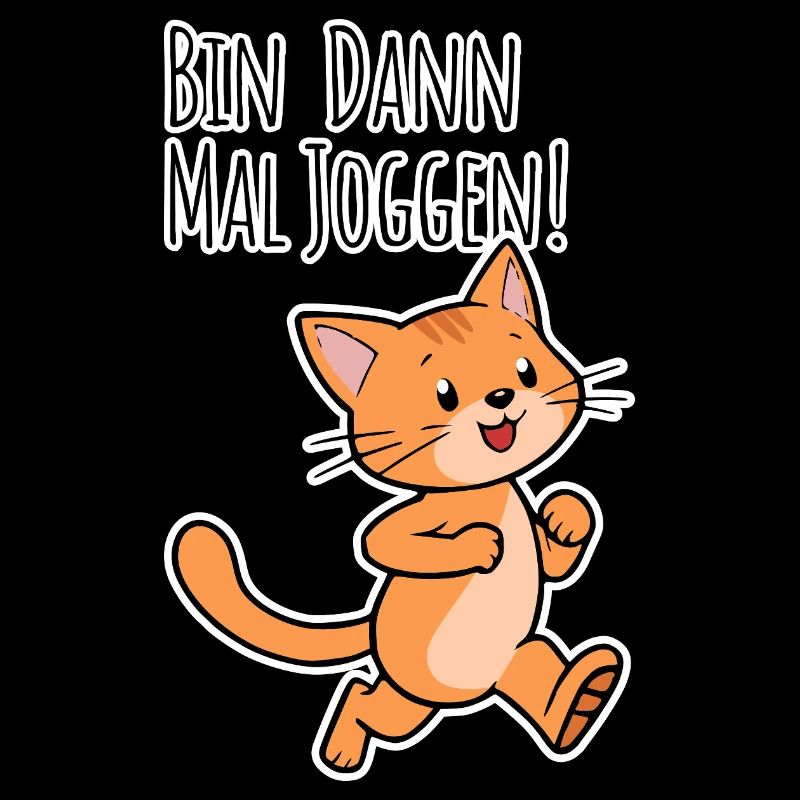 Le petit chat va maintenant courir et courir !