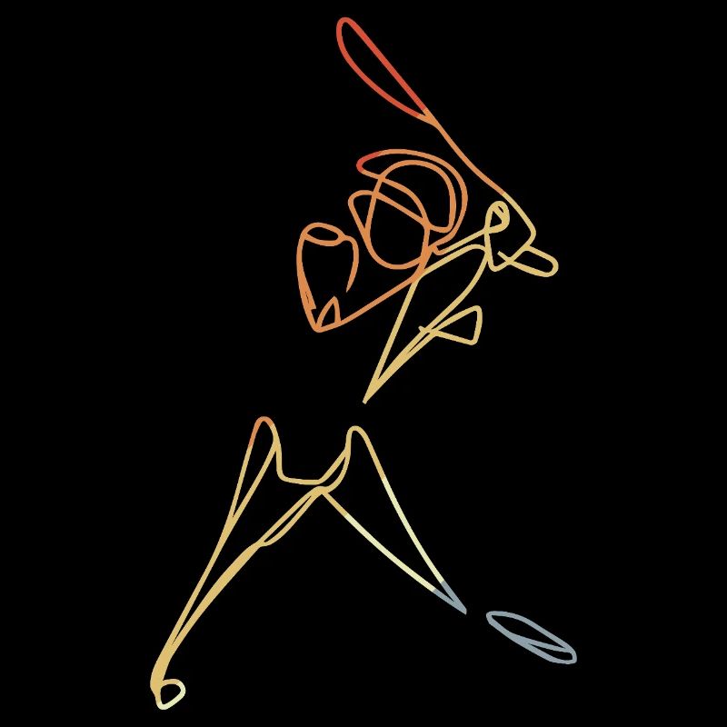 Cricketer Sketch
