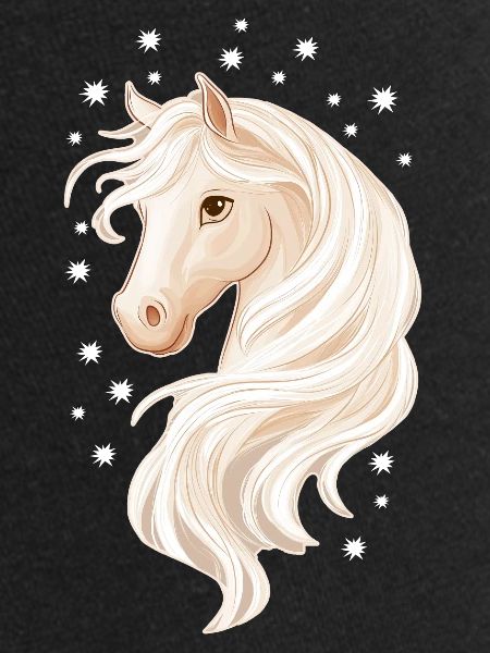 Cheval avec des étoiles