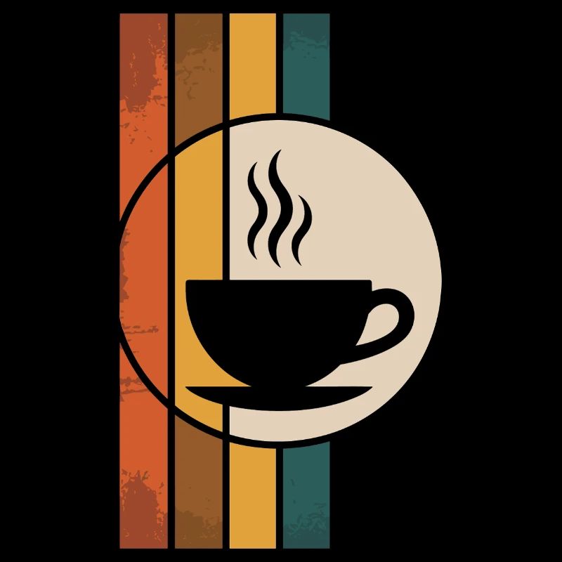 Tasse à café rétro