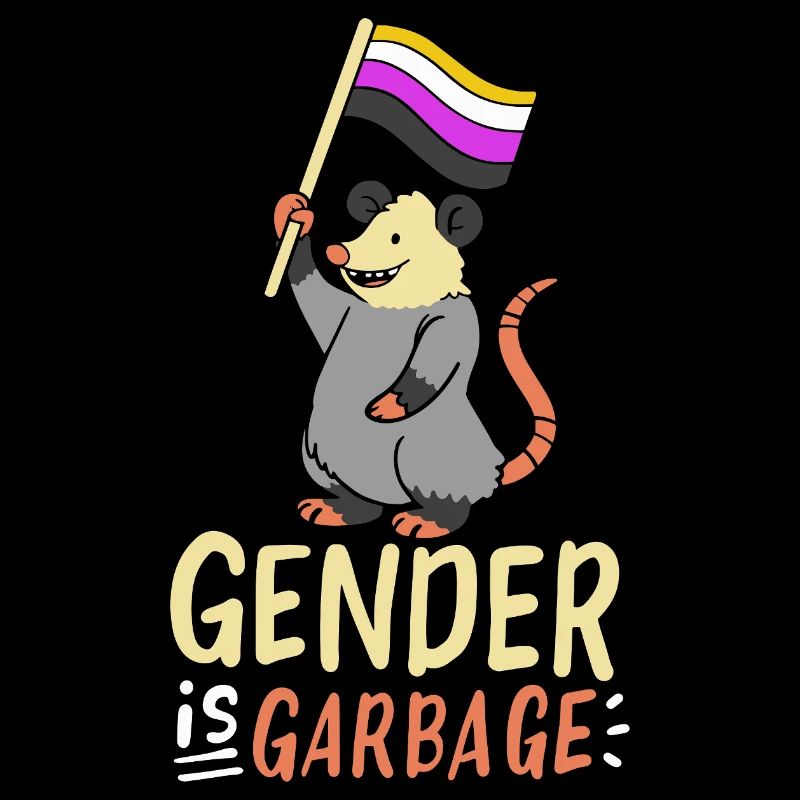 Le genre, c’est une déchet, orgueil, Opossum Design
