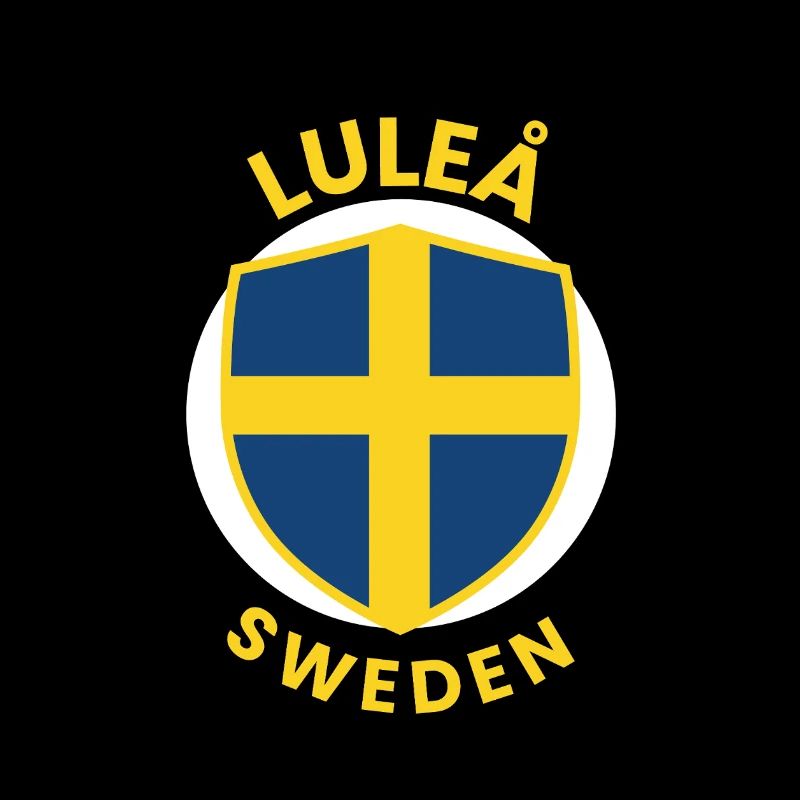 Bouclier de Luleå Drapeau suédois