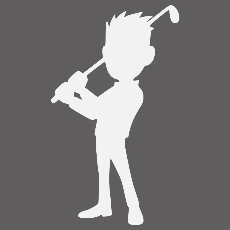 Golf-Design, Golfer Silhouette