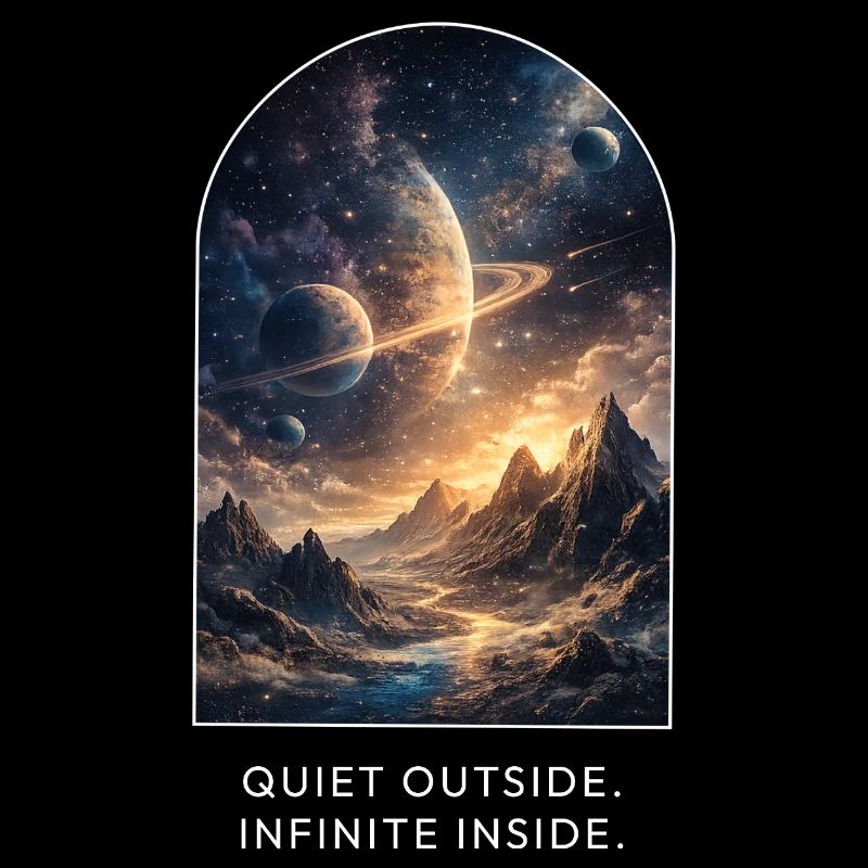 Quiet Outside. Infinite Inside.