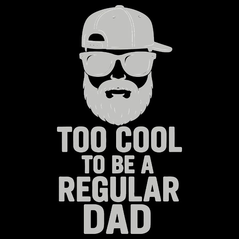 Cooler Papa: Bart, Cap & Brille – Vatertag Idee