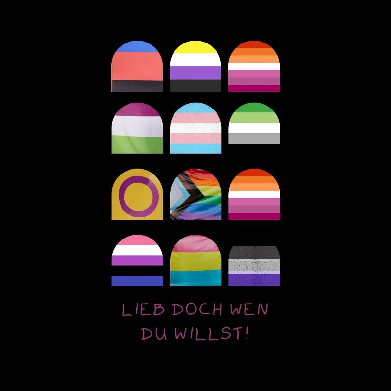Lieb Doch Wen Du Willst Pride Muster