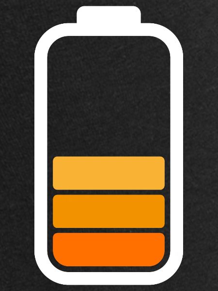 HALF BATTERY - White