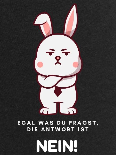 Rabbit says no!