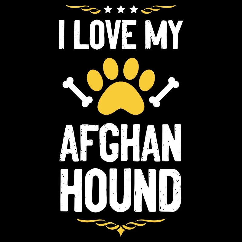J’adore mon lévrier afghan