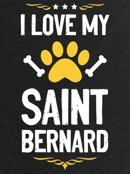J’aime mon Saint-Bernard
