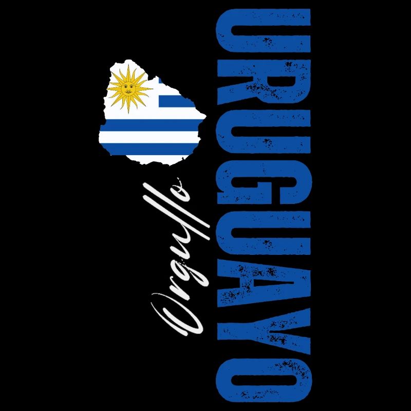 Uruguayan pride, vertical design
