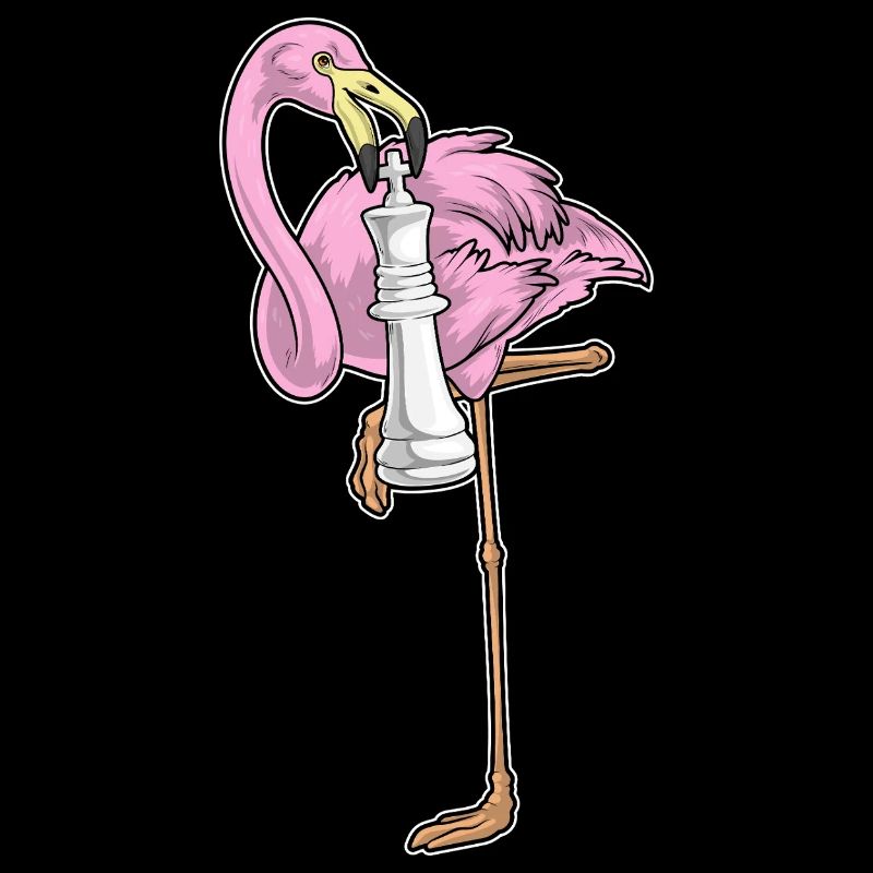 Flamingo Chess Piece King Chess