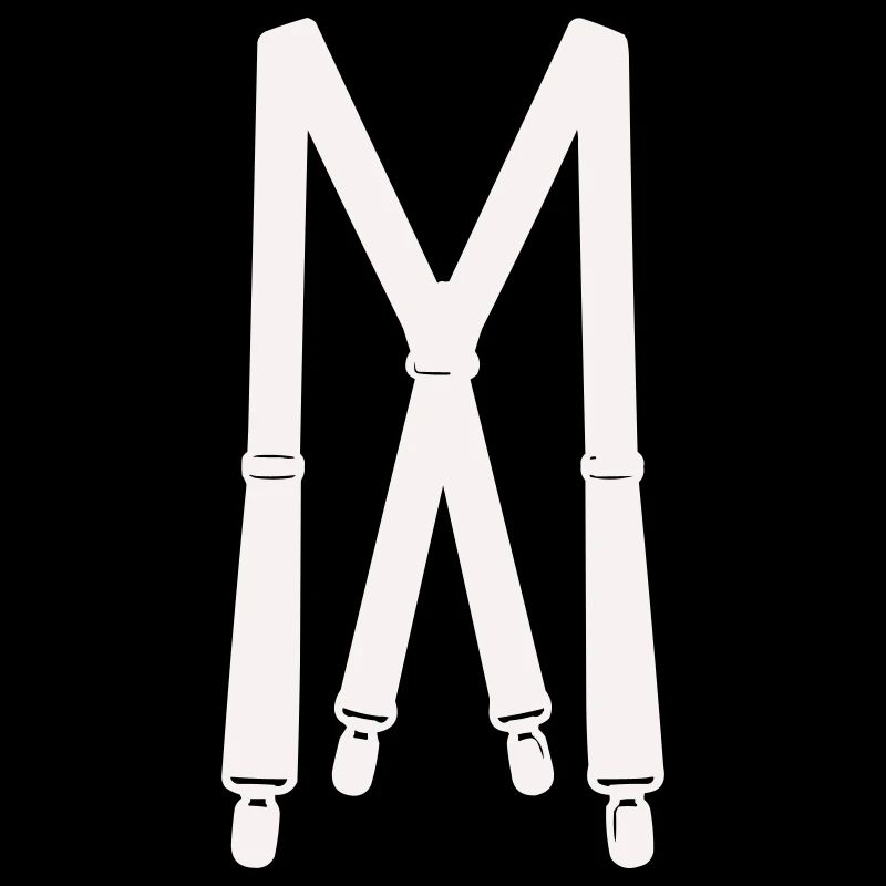 Illustration des bretelles blanches