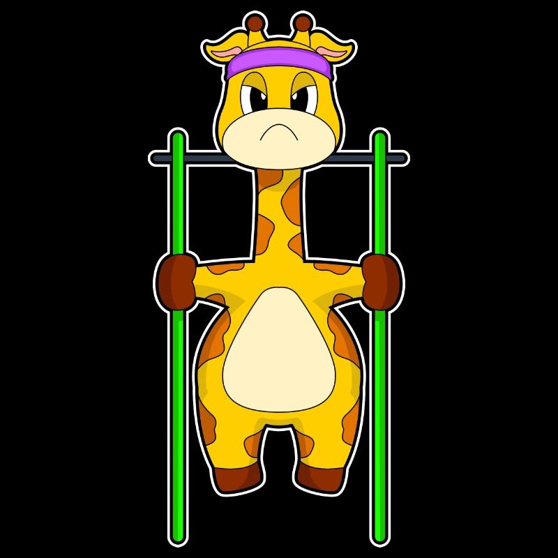 Giraffe Bodybuilder Pull-ups Bodybuilding