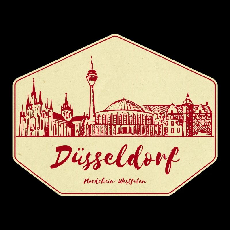 Badge Skyline de Düsseldorf