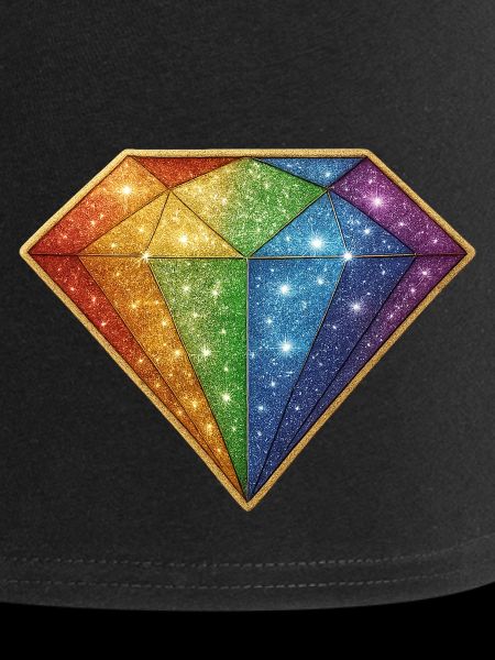 Rainbow Glitter Diamond