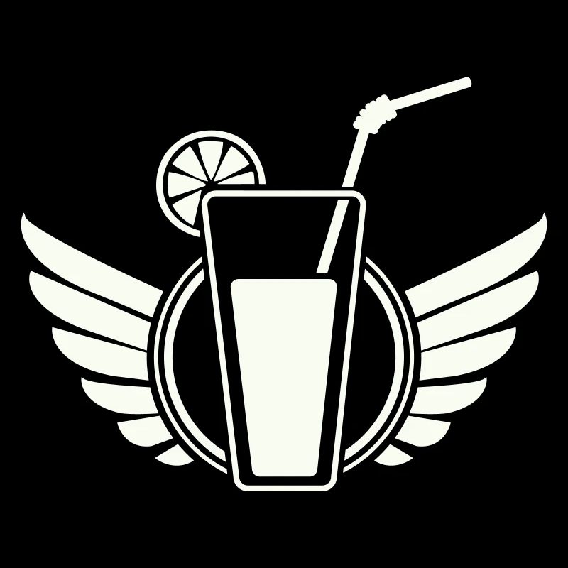 Cocktail d’ailes avec tranche de citron