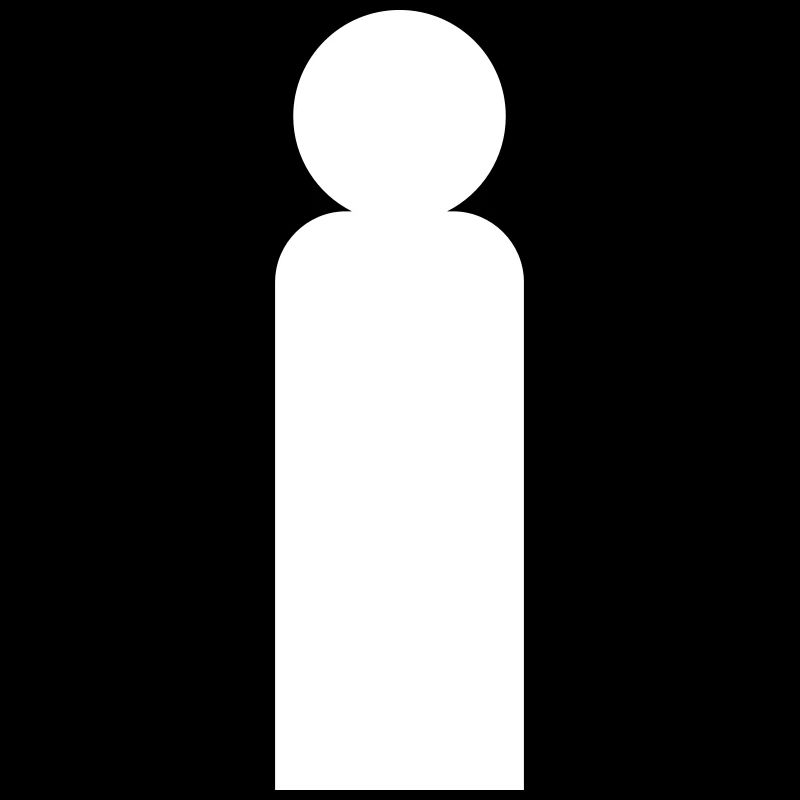 Minimalist Man Silhouette