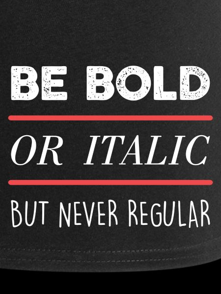 Be Bold (dark)