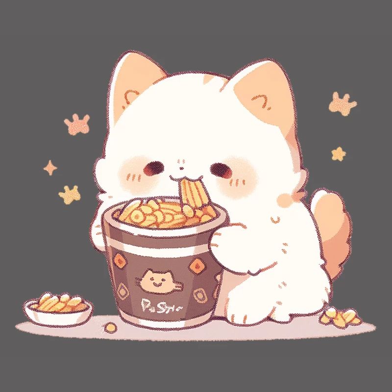 Chats spaghetti - Le chat s’amuse avec le passé