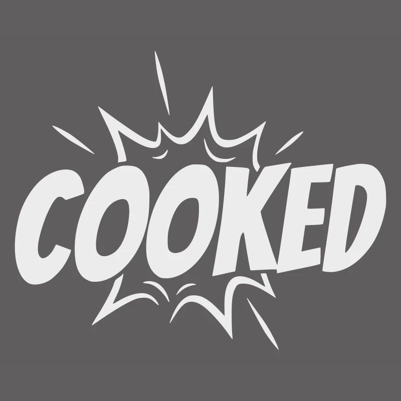 Cooked Explosive Comic Style