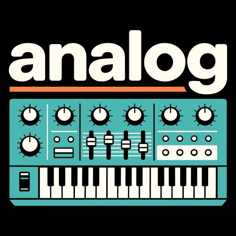 Analoger Synthesizer Retro Music