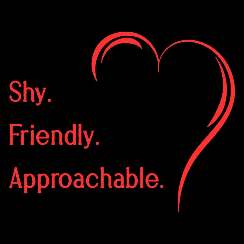 Flirteurs introvertis timides amicaux accessibles