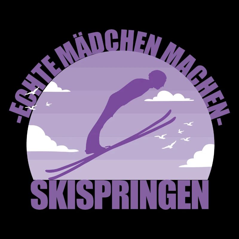 Skispringen Skispringerin Mädchen Geschenk
