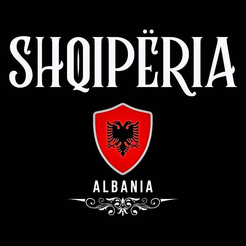 Fierté albanaise, drapeau albanais