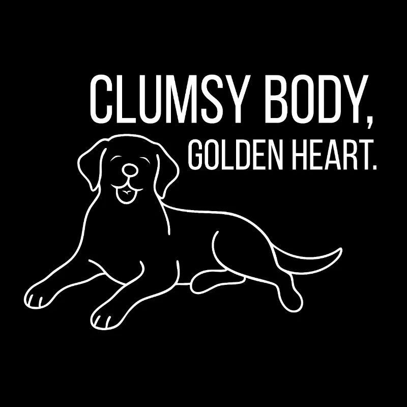 Labrador avec humour