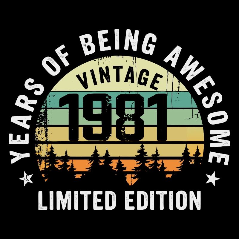 Legendary since 1981, Vintage Edition 1981 Retro