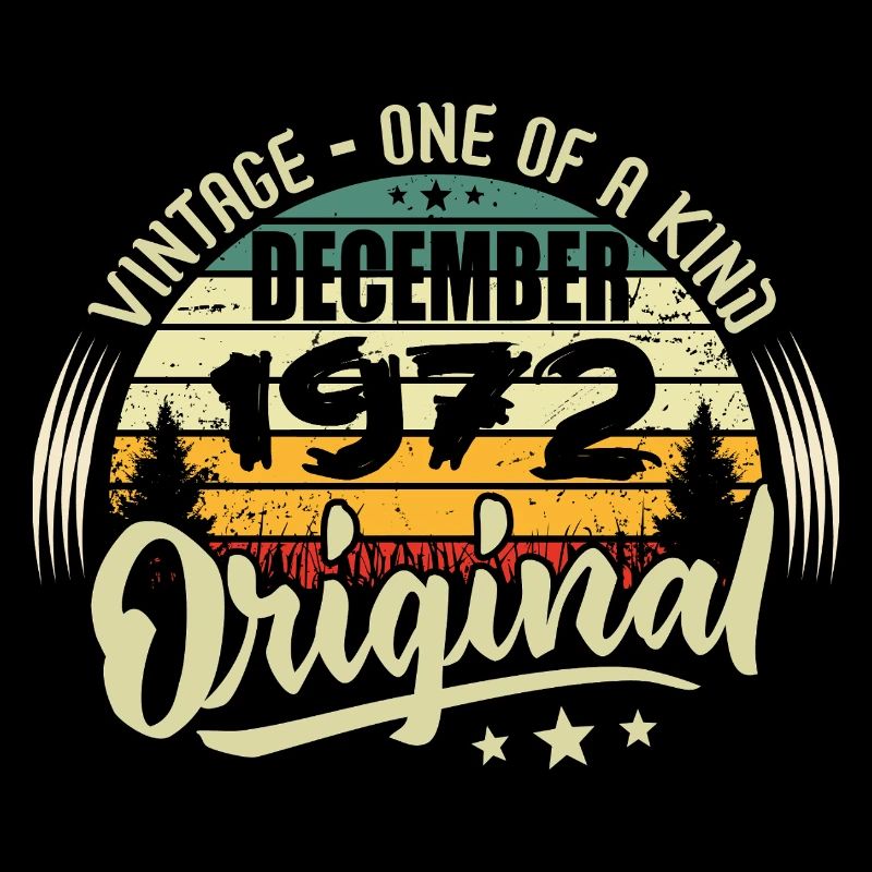 Dezember 1972 - Vintage Authentic Dezember 1972