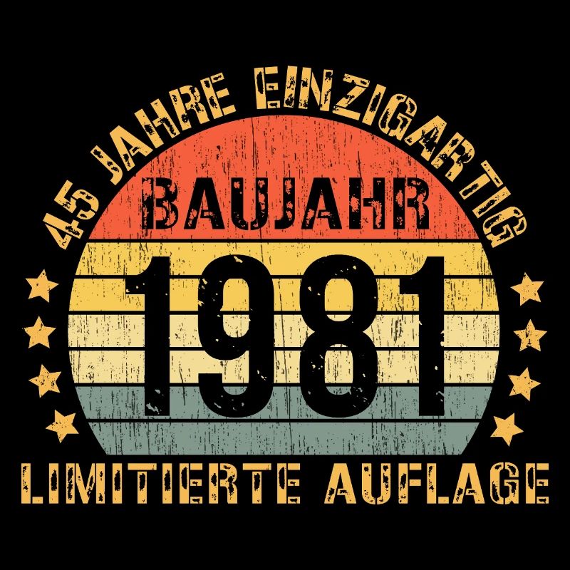 1981 Anniversaire 45 Décorations 45 45 Anniversaire