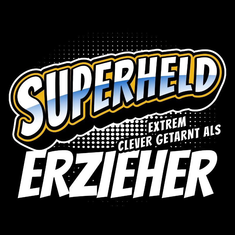 Superheld, clever getarnt als Erzieher
