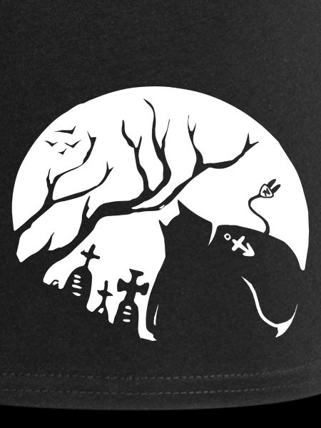 Silhouette d’animal nocturne