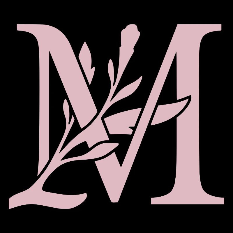 LM Floral Monogramm