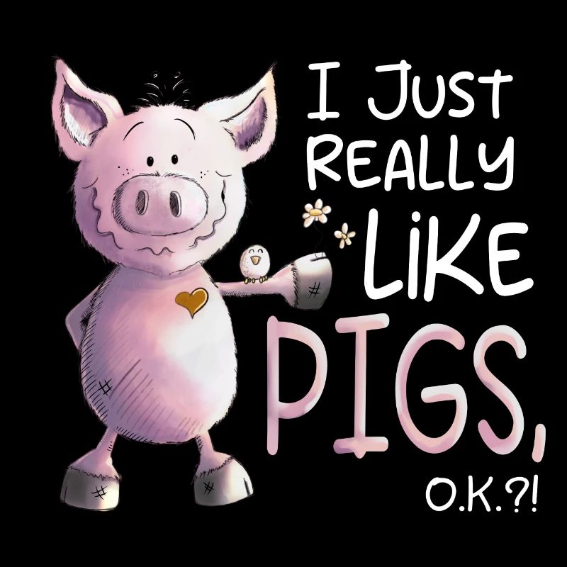 J’aime vraiment les cochons cochon