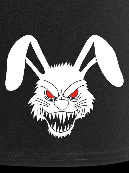 Lapin blanc démoniaque