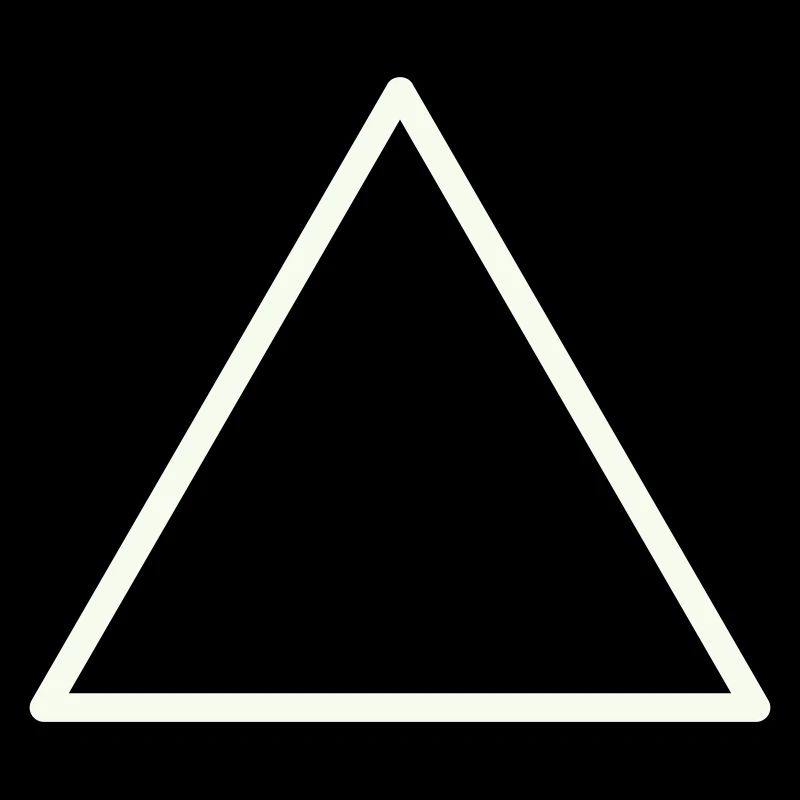 Contour géométrique du triangle